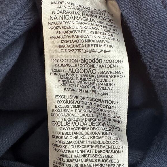 Fanatics Seattle Kraken Hockey NHL Sports Logo Crewneck Navy Blue T-Shirt Large - Picture 8 of 9